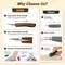 Wood Carving Kit Deluxe, 23Pcs Wood Carving Tools Updated, Whittling Knife Kit, Wood Carving Knife Set for Beginners, Wood Carving Knives with Large Leather Case